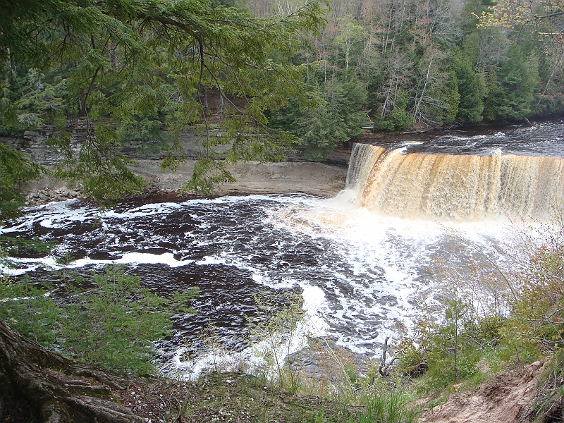 283 Memorial Day [2008 May 23].JPG - Scenes from Tahquanemon Falls in the Michigan Upper Peninsula.